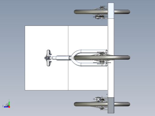 重型自行车拖车（基于 Carla Cargo）右视缩略图