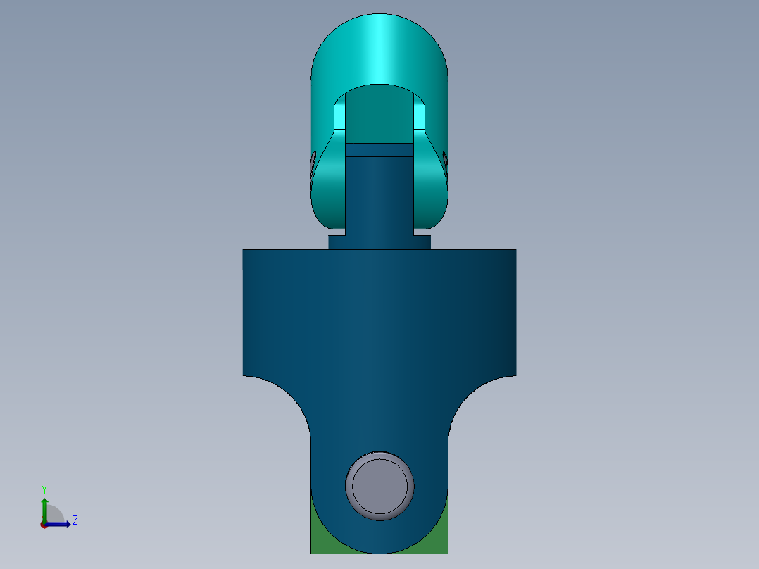 万向接头左视图