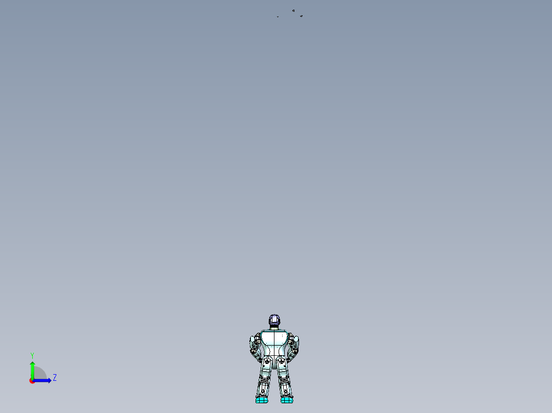 人形机器人左视图