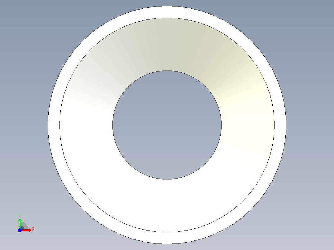 1_4英寸销轴衬套前视图