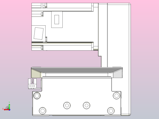 机器人皮带驱动直线轴TPA-GCB-150-P80-L550-LU-M75-N3后视缩略图