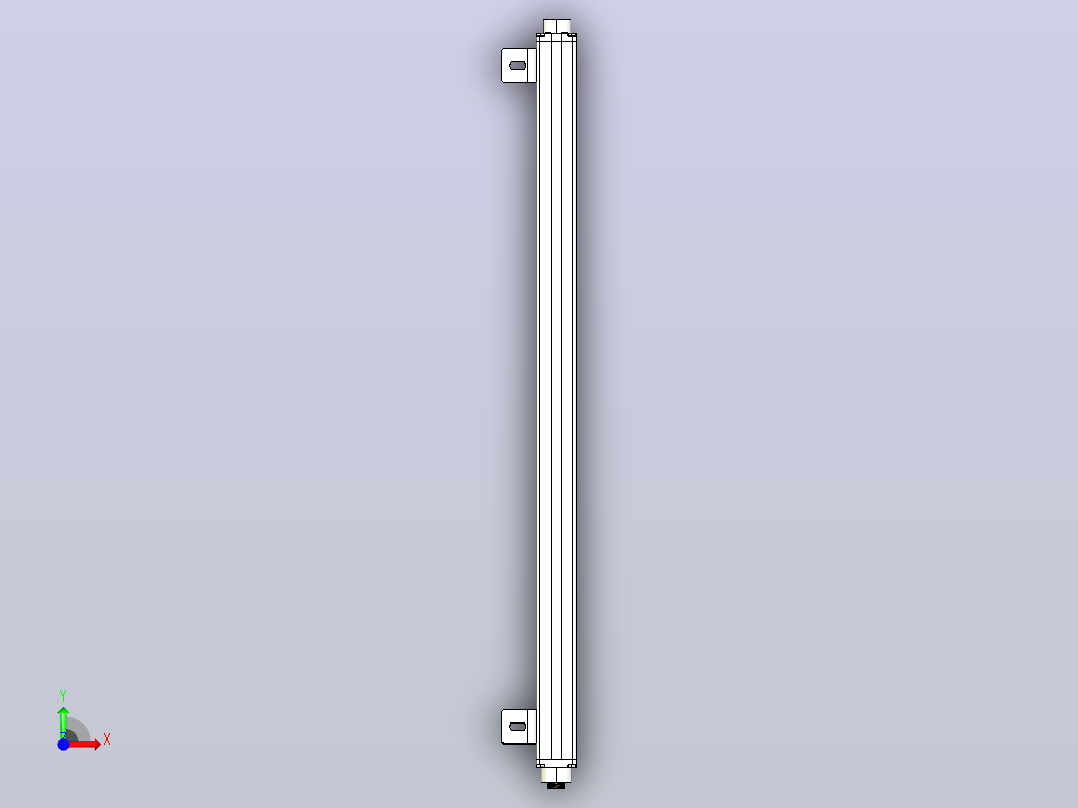 XTN3020（总高：670mm）安全光栅前视图