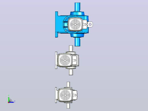 蜗轮马达0.2 kW SV SHY -RT三菱电机左视缩略图