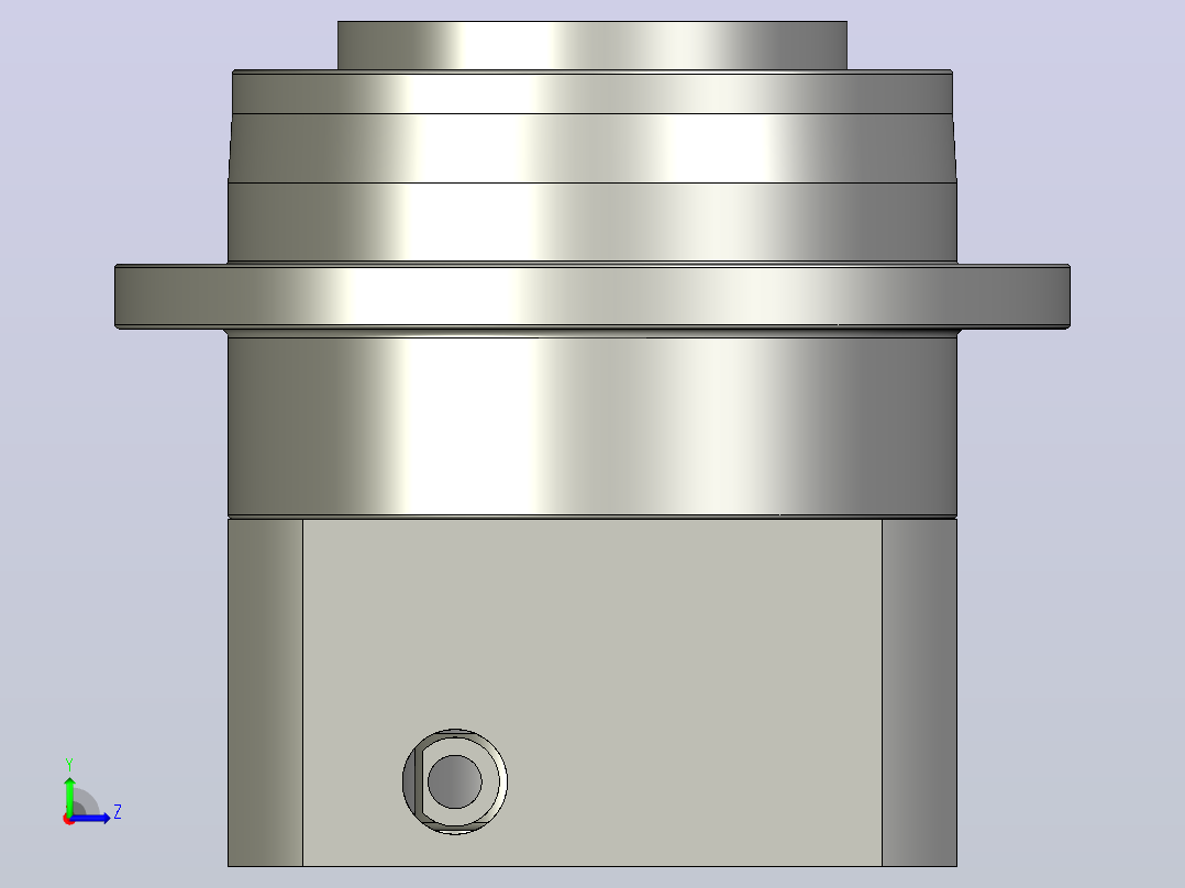 行星齿轮减速器planetary_gearbox_bdb_120_-_ratio_4左视图