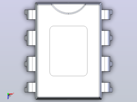 Ti Opt101p Photodiode-详细模型俯视缩略图