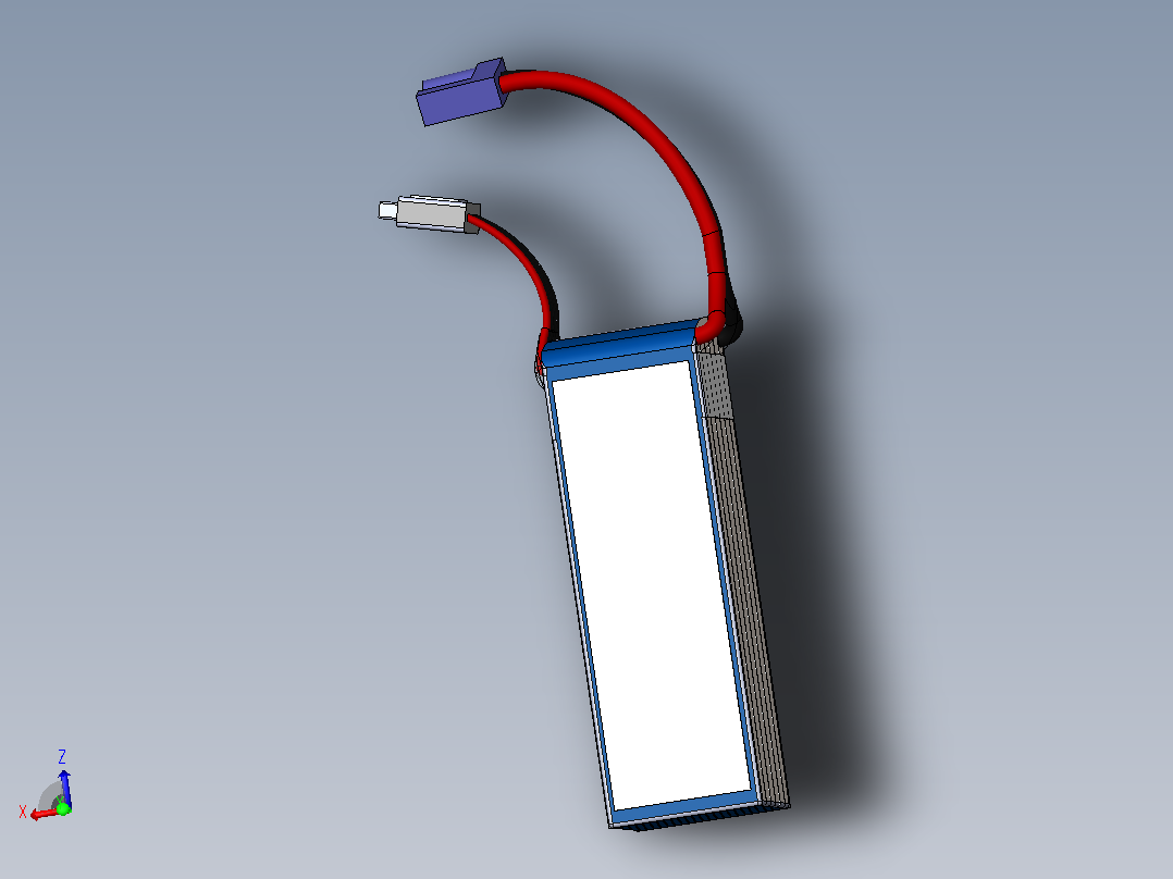 3300 mAh 锂电池主视图