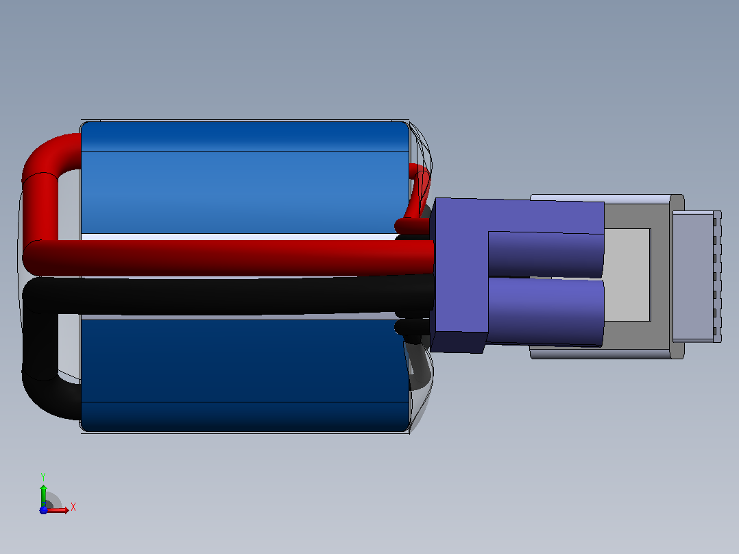 3300 mAh 锂电池前视图