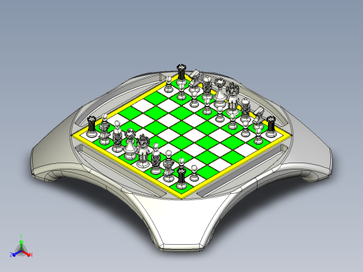 国际象棋CATIA V5 r21模型