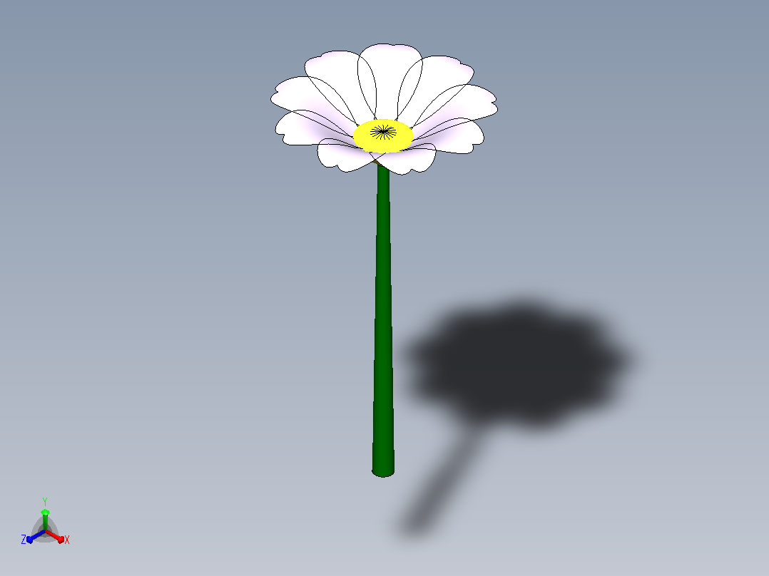 花正等轴测图