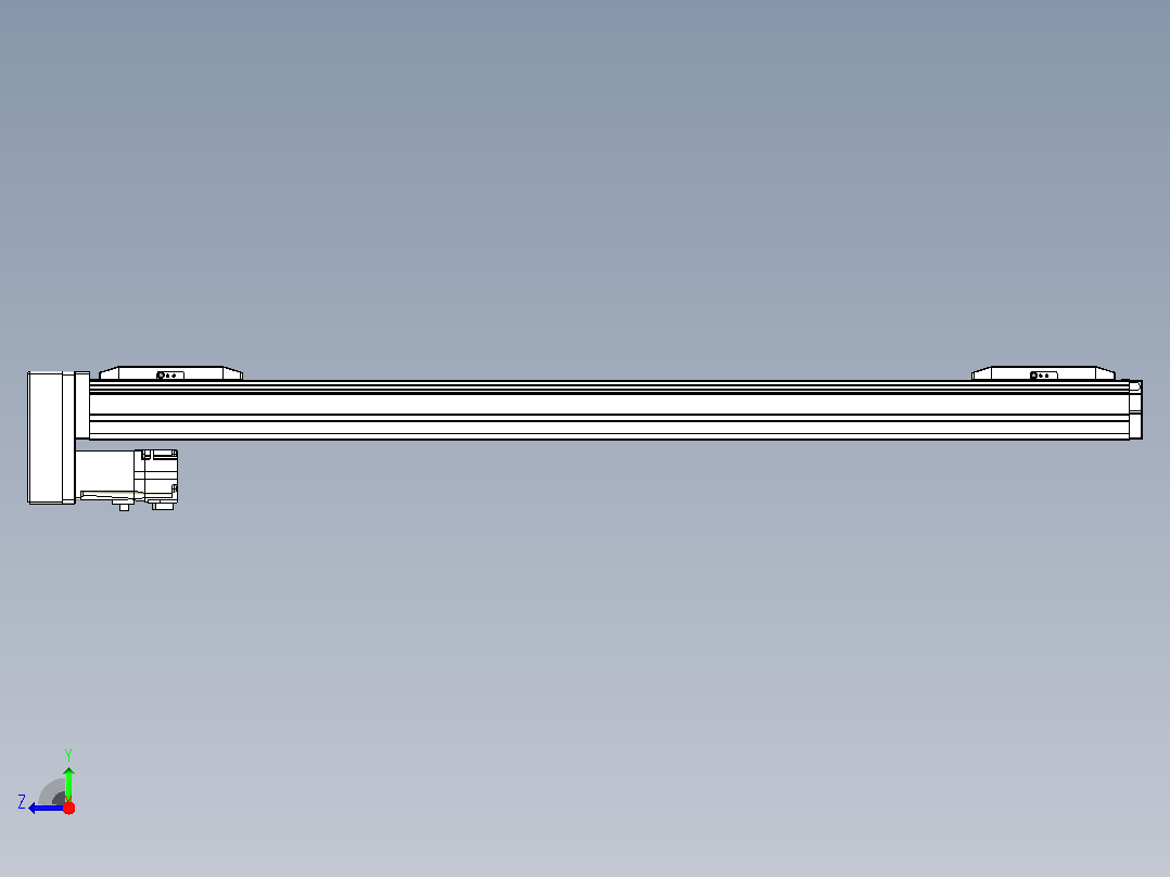 滚珠丝杠线性轴TPA-GCRS-50-1205C-L275-MP-M10-N3右视图