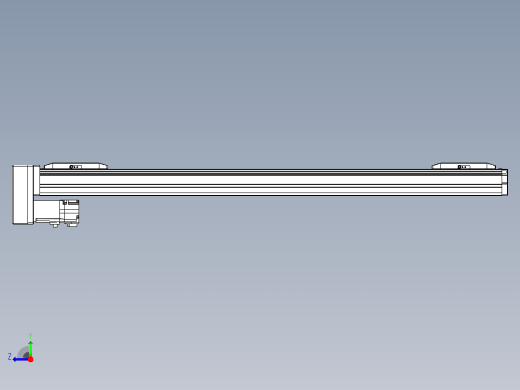 滚珠丝杠线性轴TPA-GCRS-50-1205C-L275-MP-M10-N3右视缩略图
