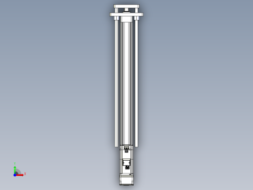 轻载电动缸TPA-ESR40-1210C-L550-MR-QDX-W-P40-C3前视缩略图