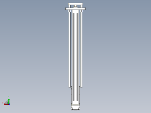 轻载电动缸TPA-ESR40-1210C-L550-MR-QDX-W-P40-C3后视缩略图
