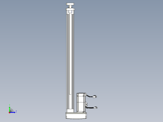 轻载电动缸TPA-ESR40-1210C-L550-MR-QDX-W-P40-C3左视缩略图