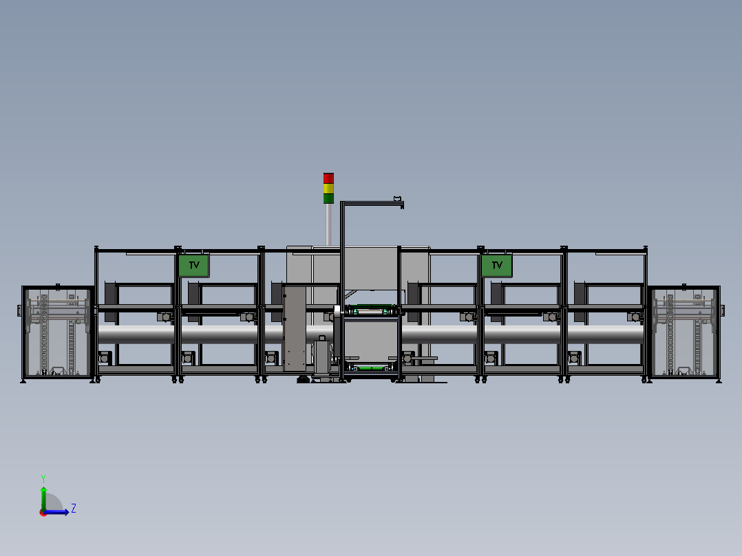 选择性焊接生产线左视图