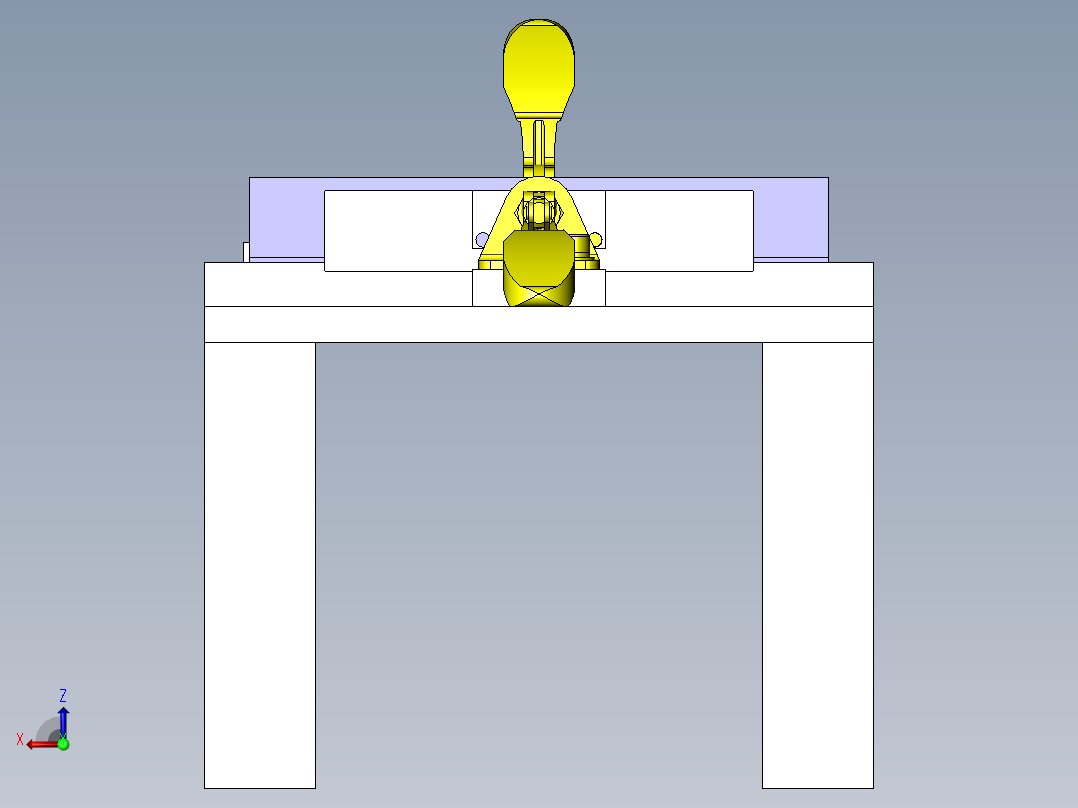简易快速夹具sw18后视图
