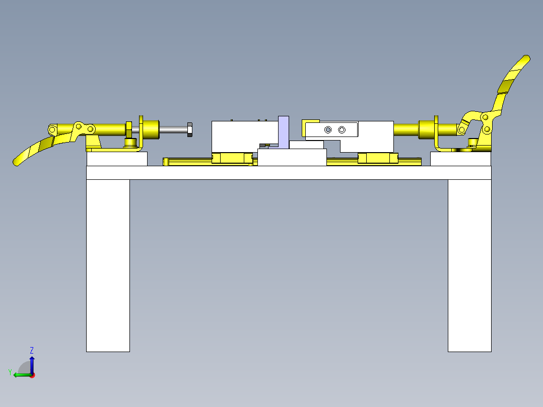 简易快速夹具sw18左视图