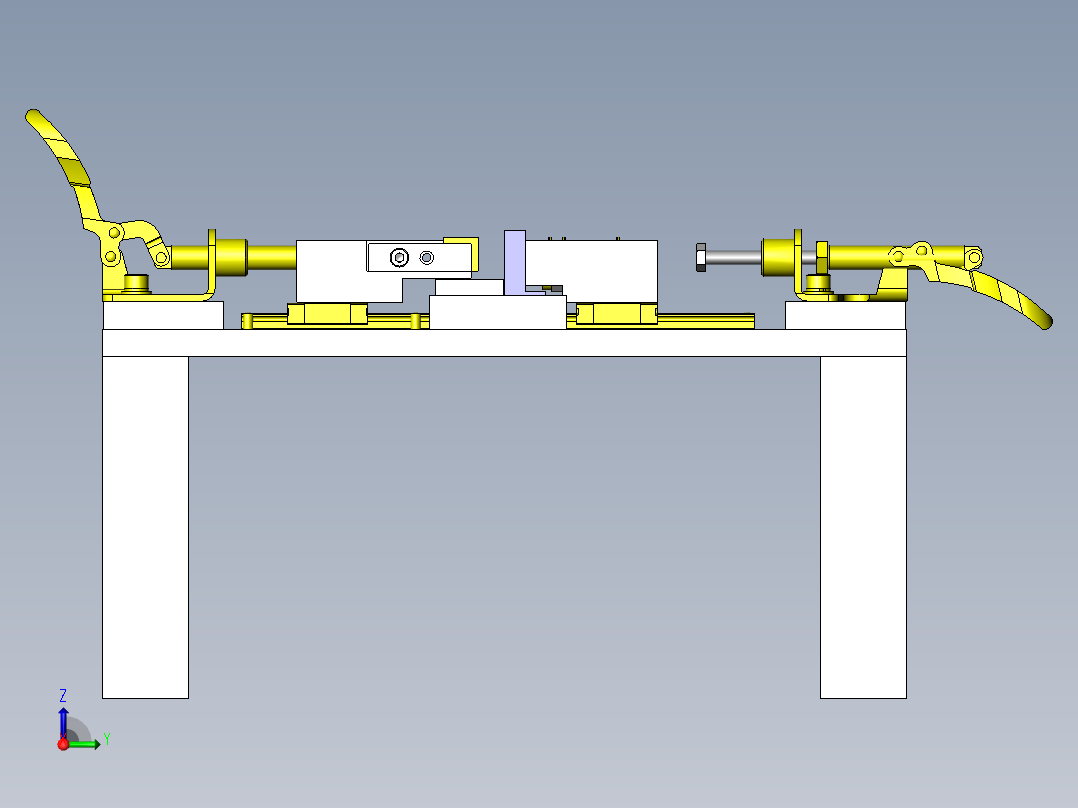 简易快速夹具sw18右视图
