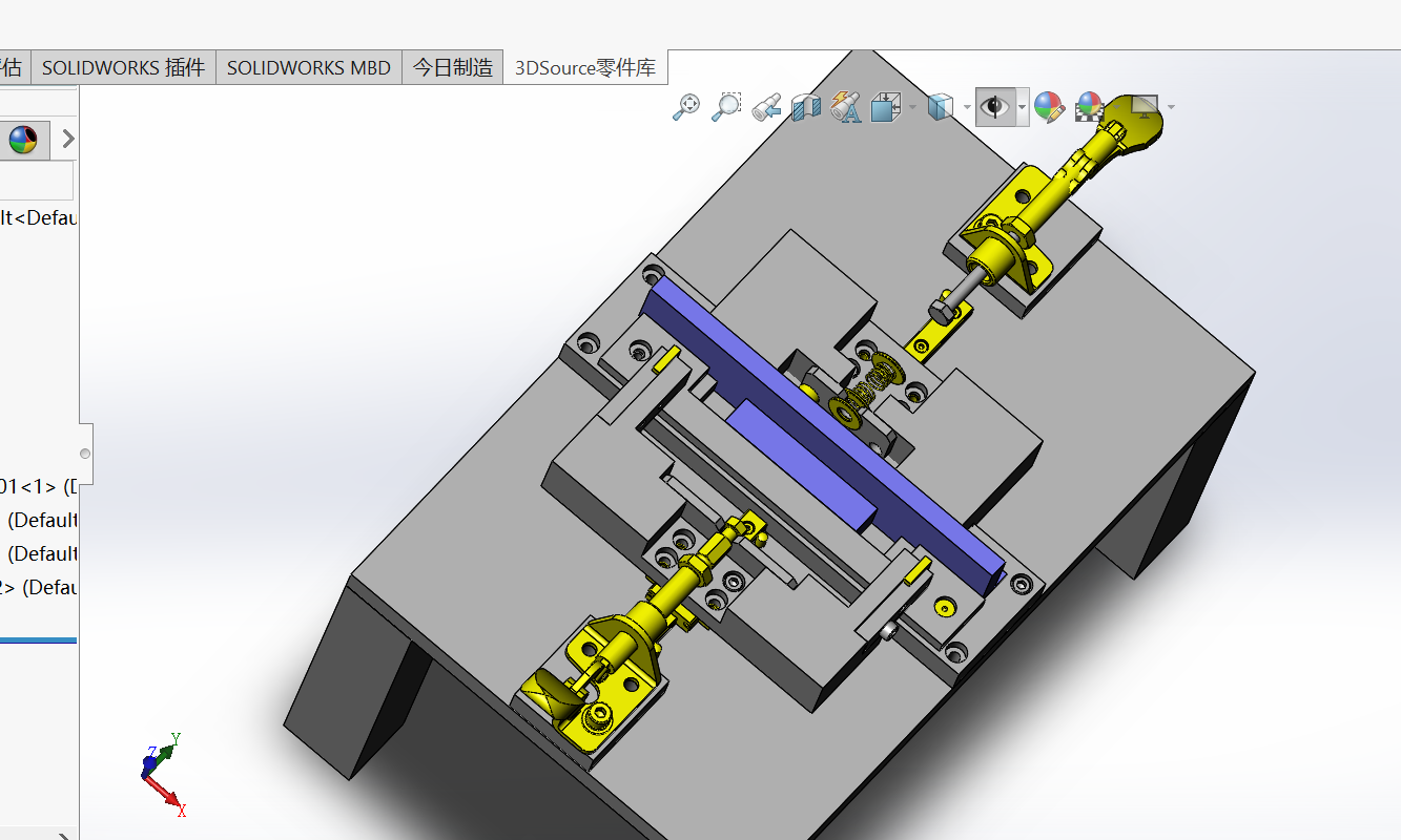简易快速夹具sw18
