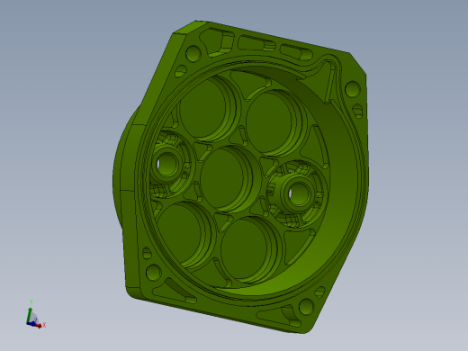 汽缸体上的密封端盖