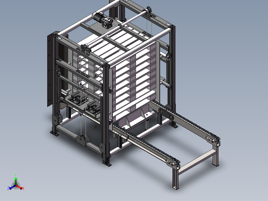 E559 木托盘分机，托盘码垛机