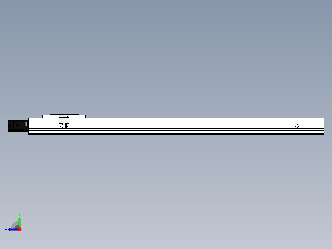 Toyo东佑达直线模组-ECH22-L25-1600-BC-M75-C4右视图