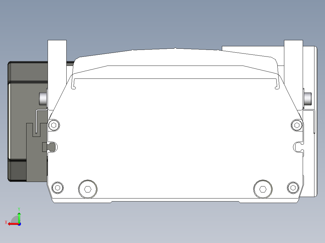 Toyo东佑达直线模组-ETB17M-1400-L-750W后视图