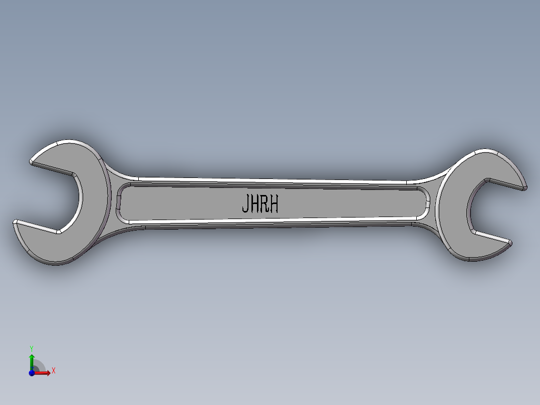 SW格式3D图(模型练习题)-032(1)前视图