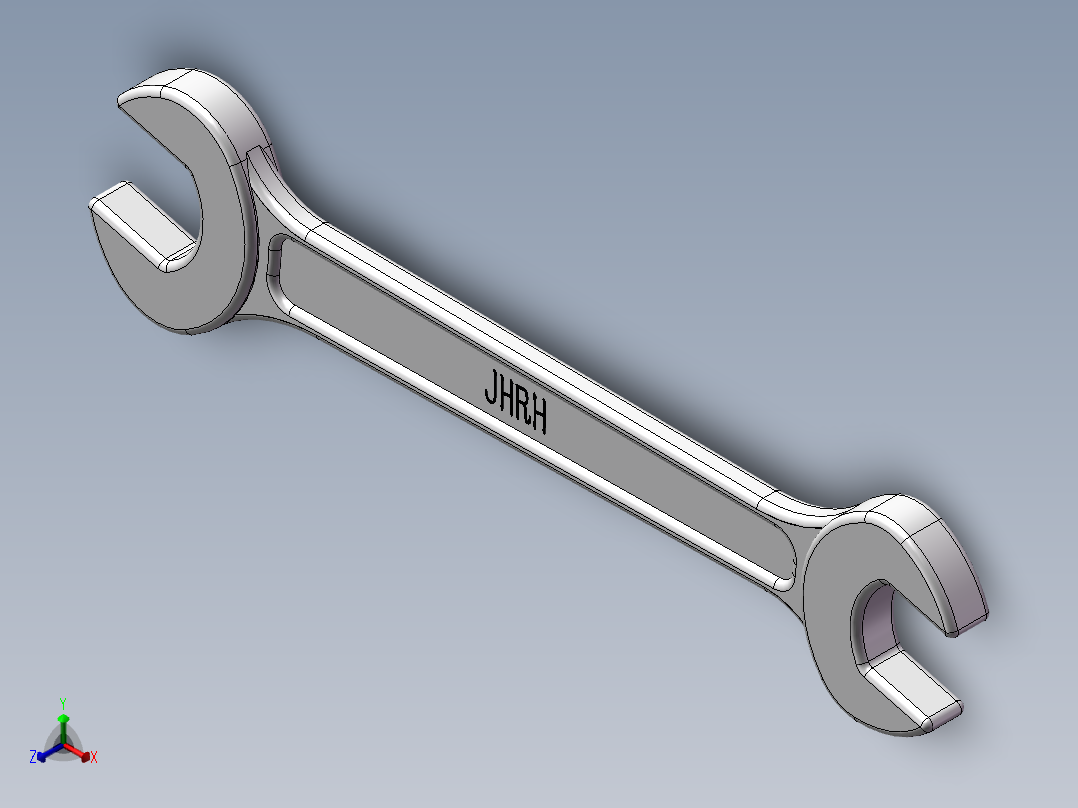 SW格式3D图(模型练习题)-032(1)正等轴测图