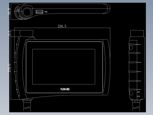 人机界面RT710外观图