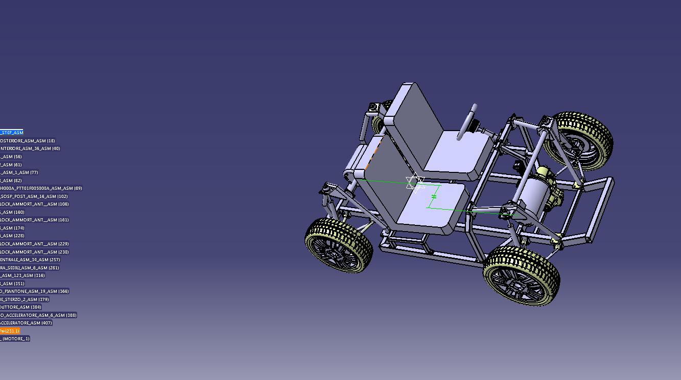 一种全地形小车概念设计【三维CATIA】