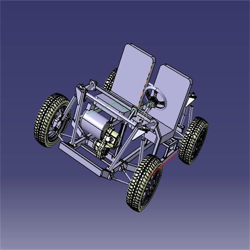 一种全地形小车概念设计【三维CATIA】