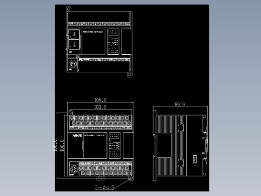 XD5E-30T4-E（双网口）外观图
