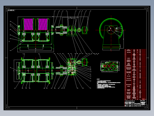 缠绕式提升机设计（单绳矿用