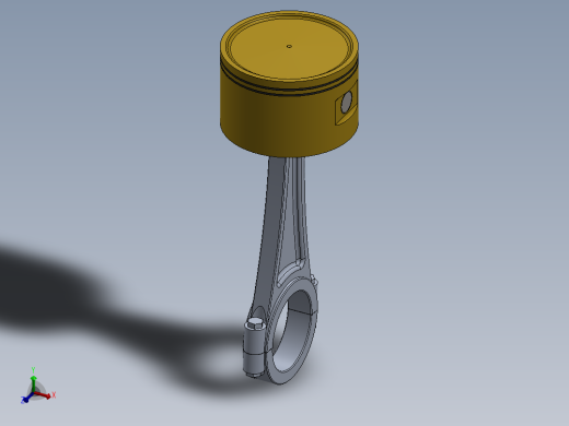 V8发动机-活塞组件