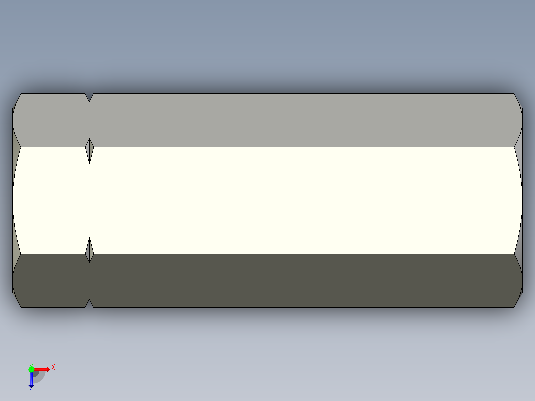 螺母德国标准1479 - M6，M8，M10，M12俯视图