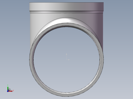 三通-等径 DN100前视缩略图