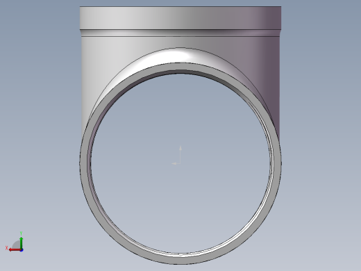 三通-等径 DN100后视缩略图