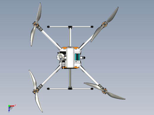 四轴无人机Ⅱ俯视缩略图