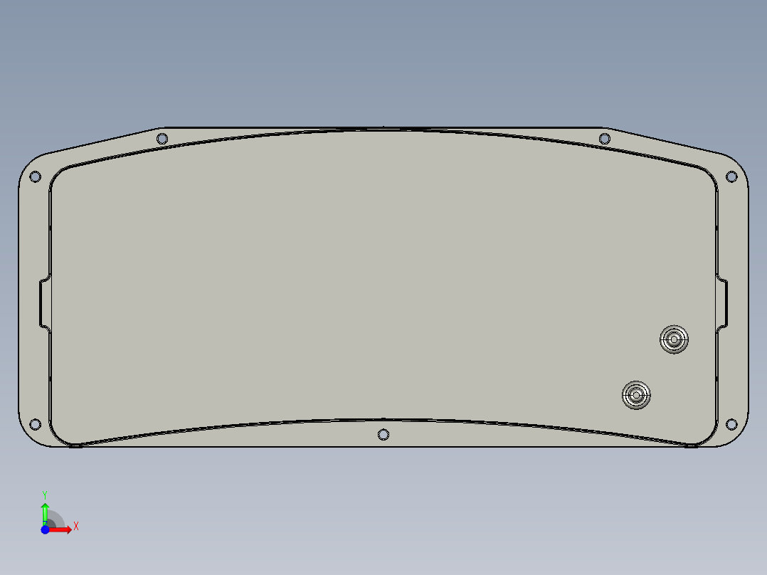 显示面板标准 (2)前视图