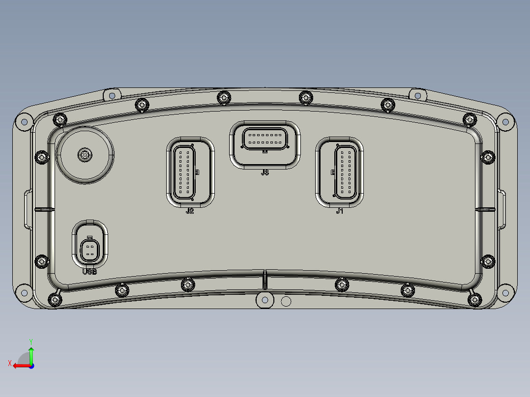 显示面板标准 (2)后视图