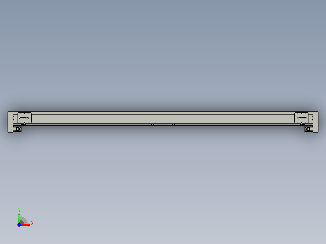 威洛博双电机滑台-VC14D2-S1450-BLR-P40-C6前视图