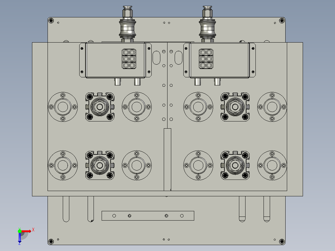 guliEL产品生产检验设备俯视图