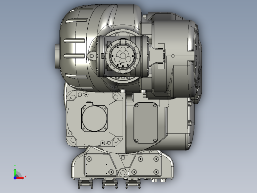 川崎rs080n六轴工业机器人三维模型资料前视缩略图