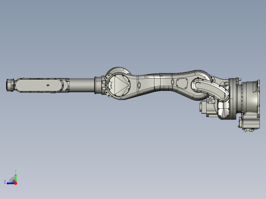 川崎rs080n六轴工业机器人三维模型资料右视缩略图