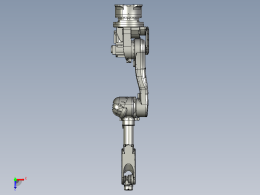 川崎rs080n六轴工业机器人三维模型资料俯视缩略图