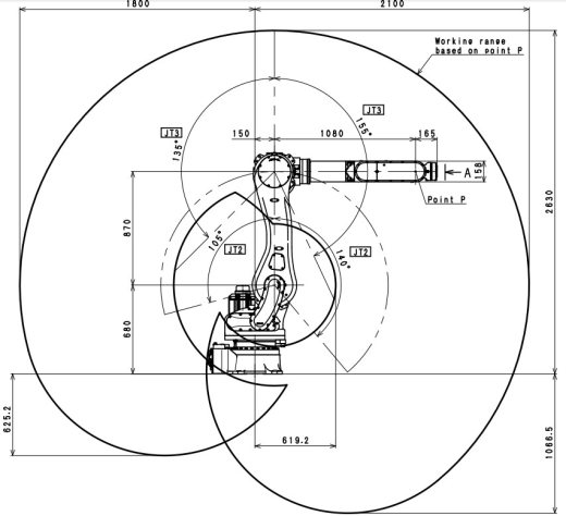 川崎rs080n六轴工业机器人三维模型资料缩略图
