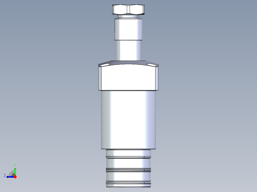 KOSMEKLHA0550-GRM多系列多零件图纸模型右视图