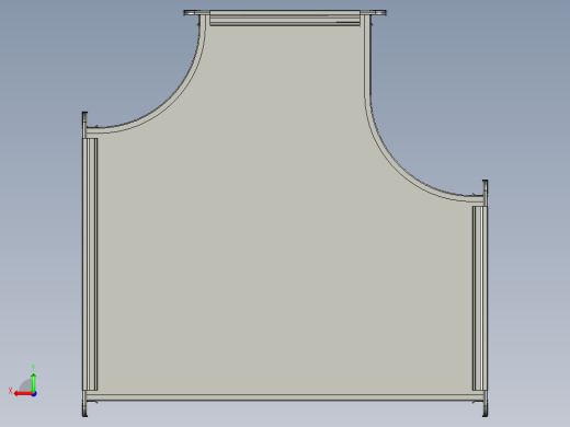 t形通道风管后视缩略图