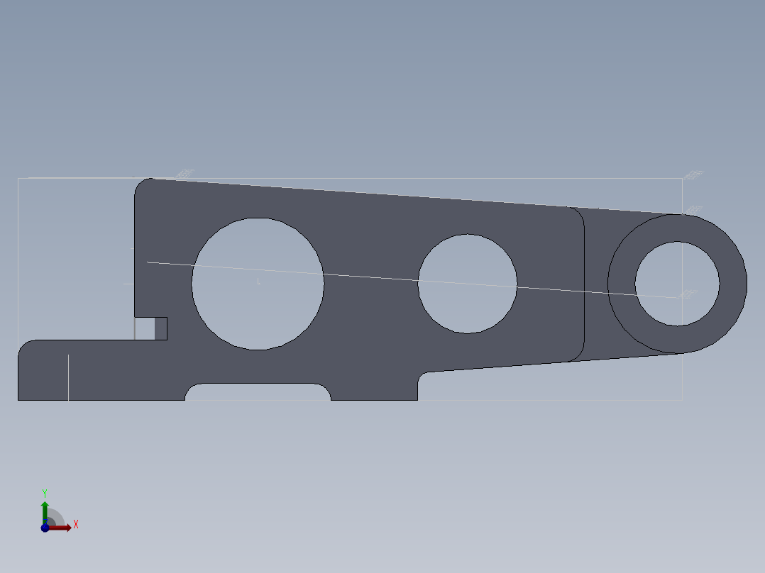 CA6140机床后托架831001的镗Φ40、Φ30.2、Φ25.5孔夹具设计及加工工艺装备含4张CAD图前视图